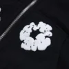 Sweat à capuche zippé « Cotton Wreath Hoodie » pour enfant, noir
