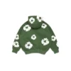 Sweat à capuche zippé « Cotton Wreath Hoodie » pour enfant, vert