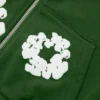 Sweat à capuche zippé « Cotton Wreath Hoodie » pour enfant, vert