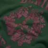 Sweat à capuche zippé à empiècements « Denim U » vert