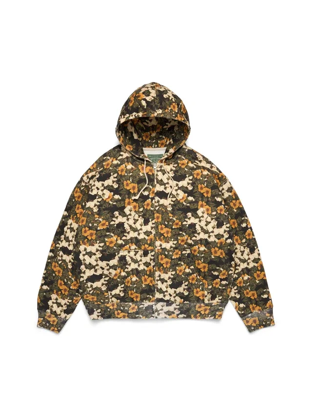 Sweat à capuche zippé à imprimé floral Libertas