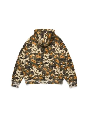 Sweat à capuche zippé à imprimé floral Libertas