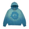 Sweat à capuche zippé « Peace Wreath Knockout » bleu