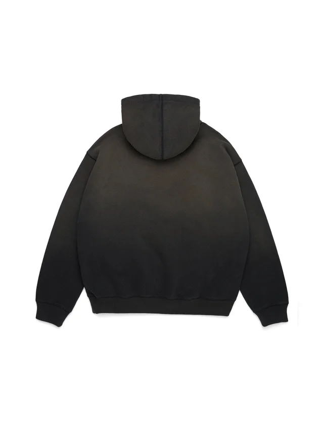Sweat à capuche zippé « Peace Wreath Knockout » noir