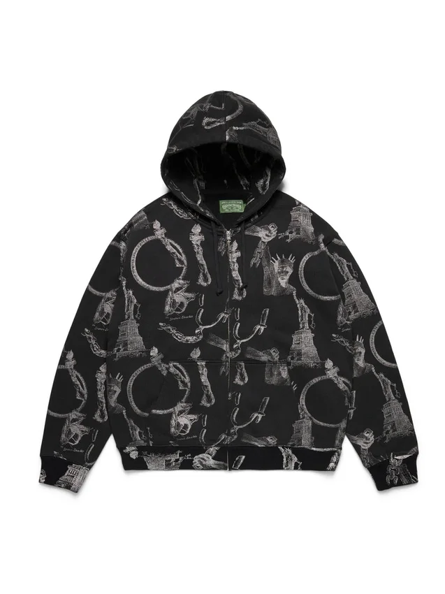 Sweat à capuche zippé « Plates »