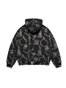 Sweat à capuche zippé « Plates »