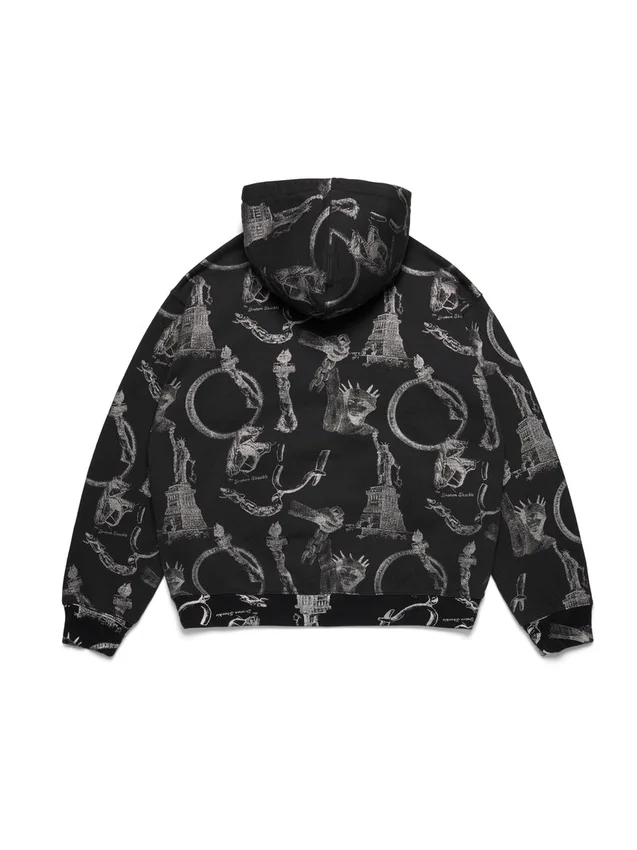 Sweat à capuche zippé « Plates »