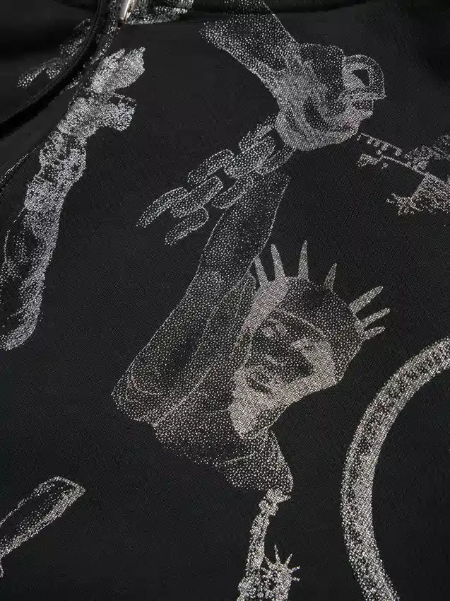 Sweat à capuche zippé « Plates »