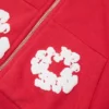 Sweat à capuche zippé pour enfant « Cotton Wreath Hoodie » rouge