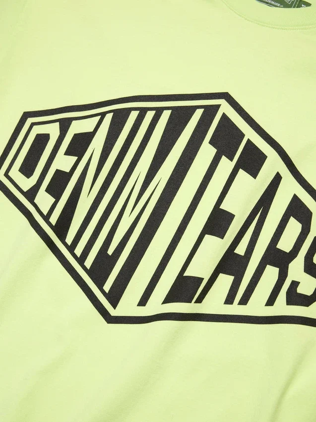 T-shirt 3D Box Logo vert citron