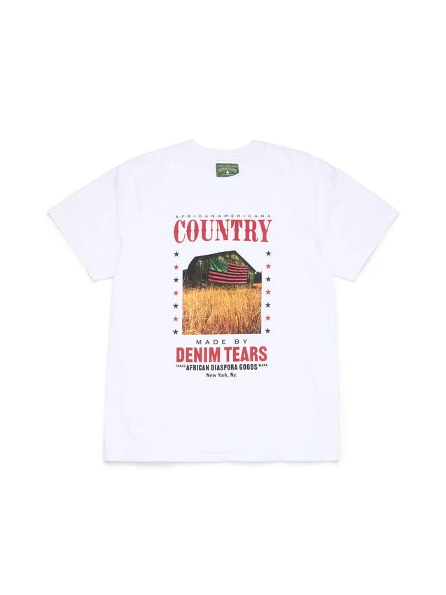 T-shirt ADG Country blanc