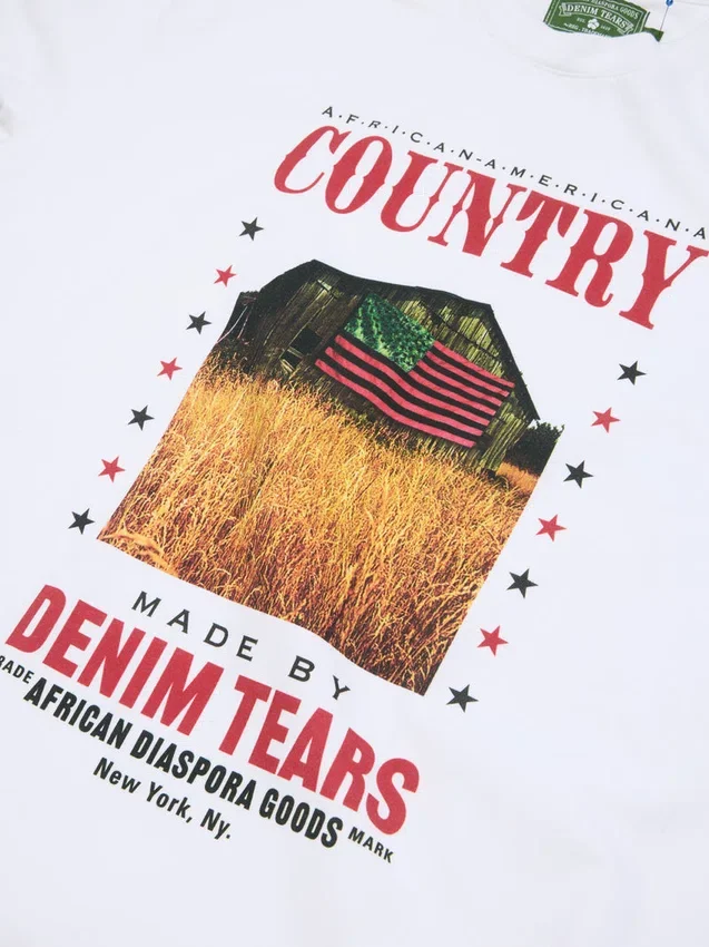 T-shirt ADG Country blanc