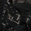 T-shirt à col rond ADG avec imprimé « Banner » noir