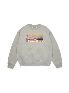 T-shirt à col rond Liberty Rock Skyline gris