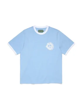 T-shirt Denim U Ringer bleu clair