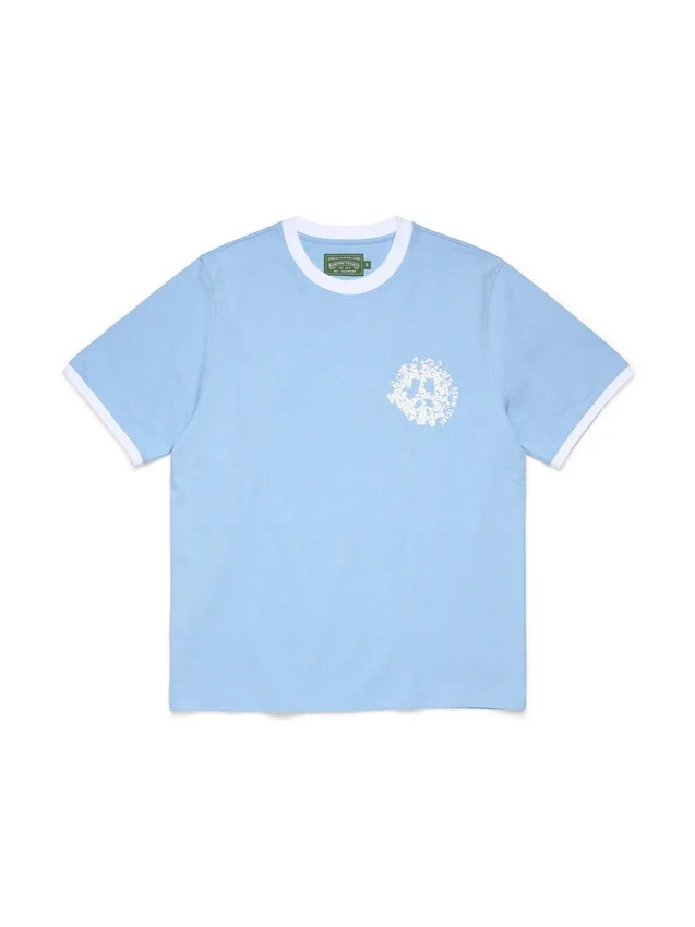 T-shirt Denim U Ringer bleu clair