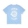 T-shirt Denim U Ringer bleu clair