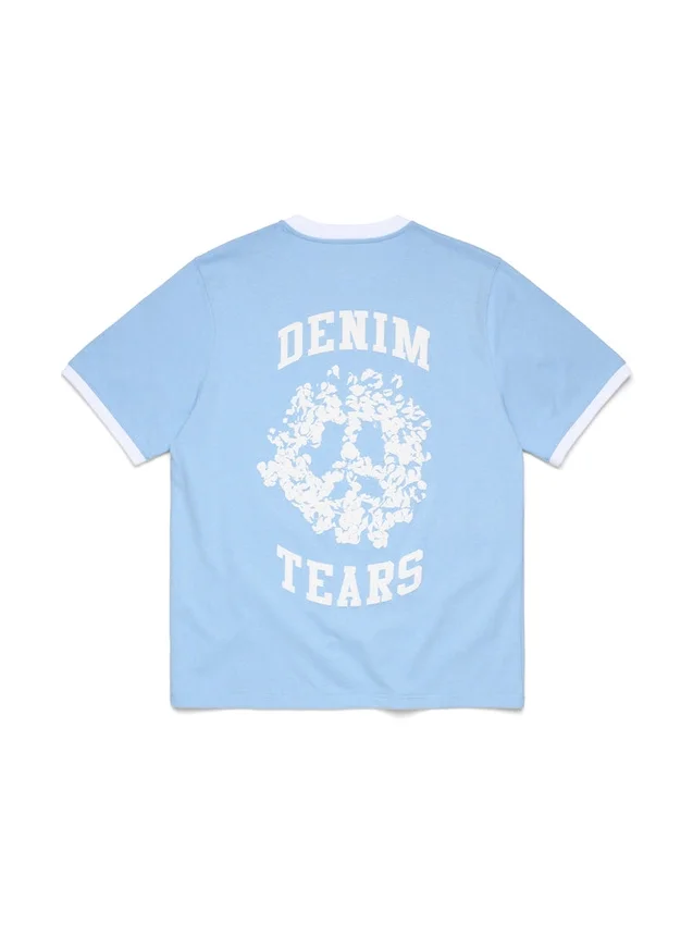 T-shirt Denim U Ringer bleu clair