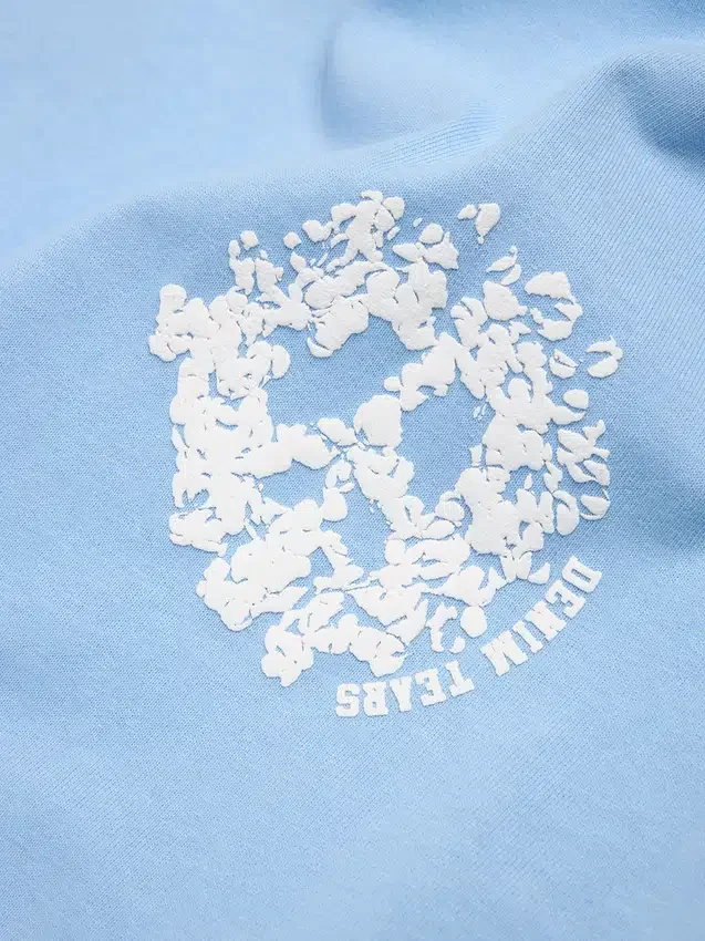 T-shirt Denim U Ringer bleu clair