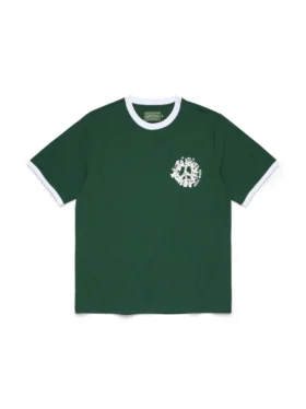 T-shirt Denim U Ringer vert