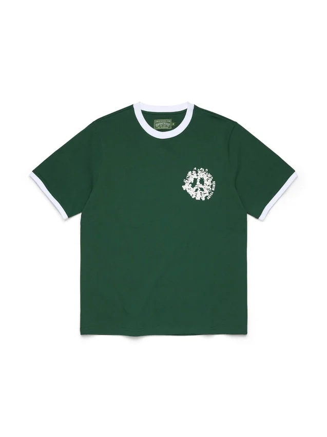 T-shirt Denim U Ringer vert
