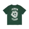 T-shirt Denim U Ringer vert
