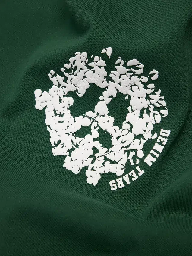 T-shirt Denim U Ringer vert