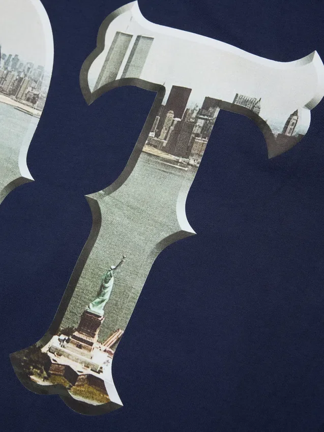 T-shirt DT City bleu marine