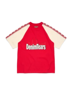 T-shirt « Jacquard City » rouge