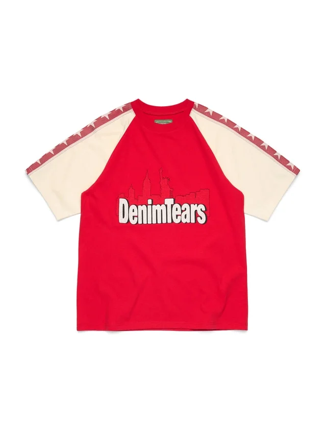 T-shirt « Jacquard City » rouge
