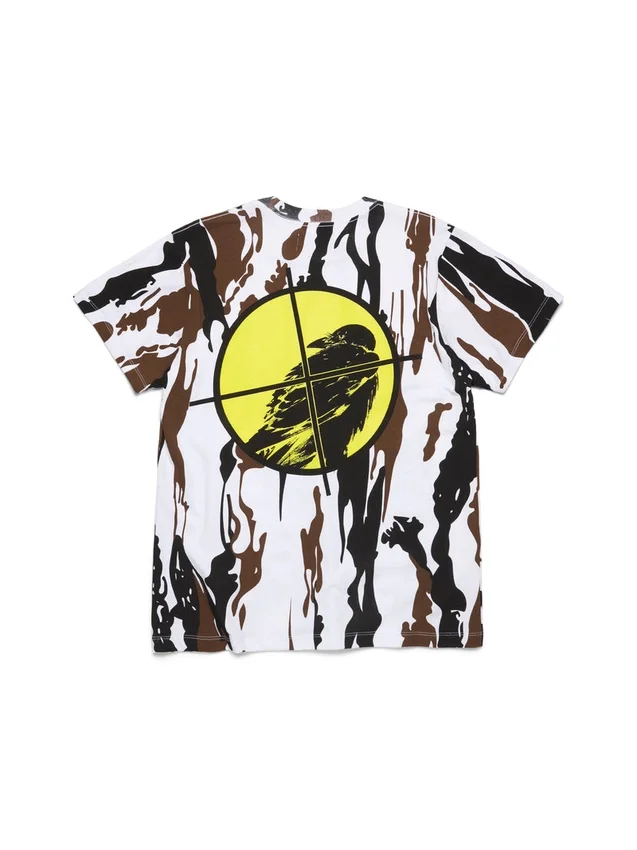 T-shirt « Jim Crow Hunt » blanc camouflage