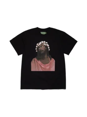 T-shirt « Jésus » noir
