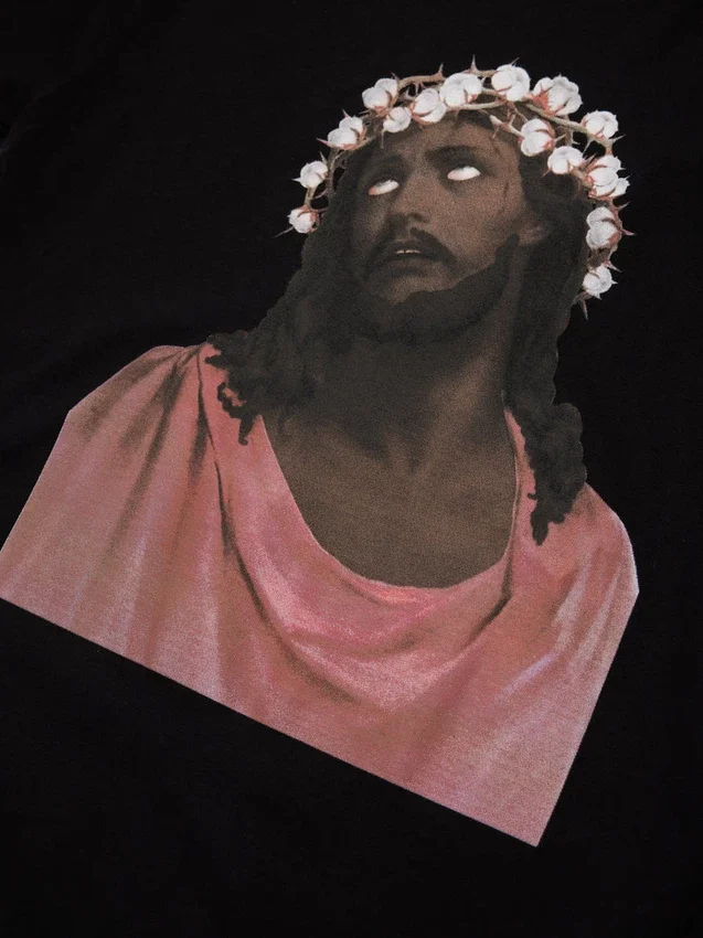 T-shirt « Jésus » noir