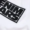 T-shirt Larmes de Denim blanc