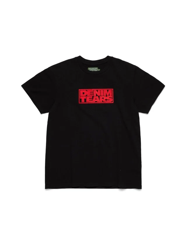 T-shirt « Larmes de Denim » noir