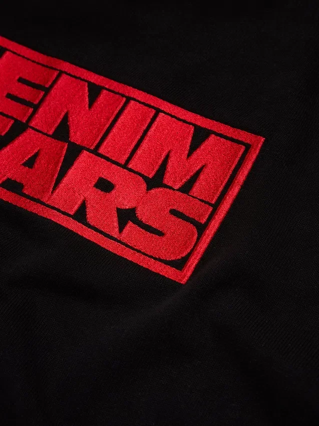 T-shirt « Larmes de Denim » noir