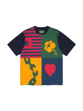 T-shirt Libertas Crest multicolore