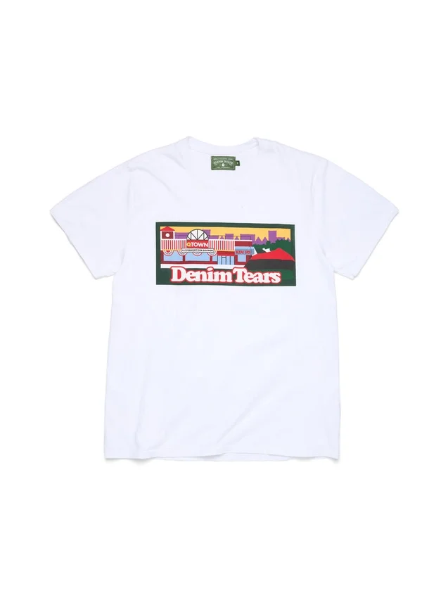 T-shirt Liberty Rock Skyline blanc