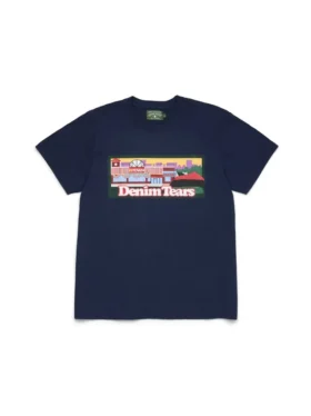 T-shirt Liberty Rock Skyline bleu marine
