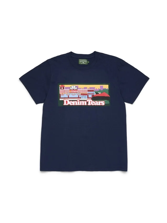 T-shirt Liberty Rock Skyline bleu marine
