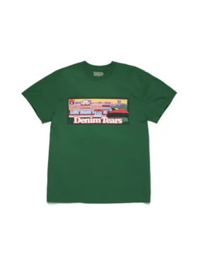T-shirt Liberty Rock Skyline vert