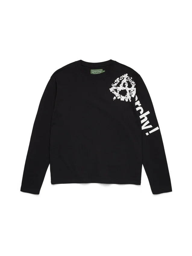 T-shirt à manches longues « Anarchy Wreath » noir