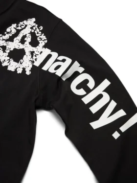 T-shirt à manches longues « Anarchy Wreath » noir