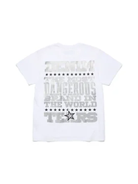 T-shirt « Most Dangerous » blanc