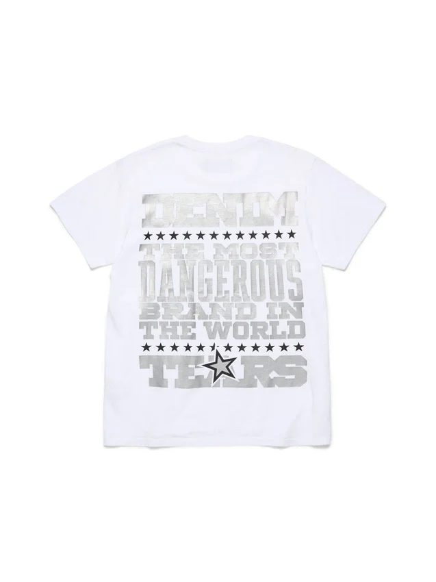 T-shirt « Most Dangerous » blanc