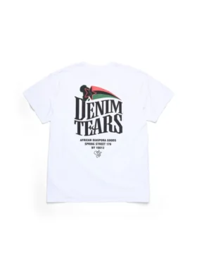 T-shirt Pan-African Star blanc