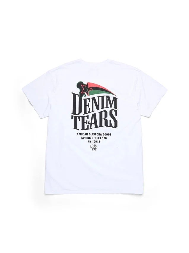 T-shirt Pan-African Star blanc