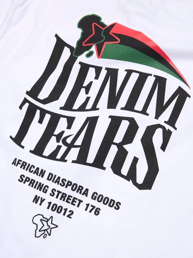 T-shirt Pan-African Star blanc