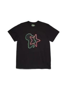 T-shirt Pan-African Star noir