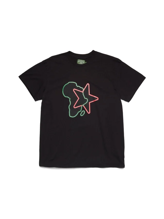 T-shirt Pan-African Star noir
